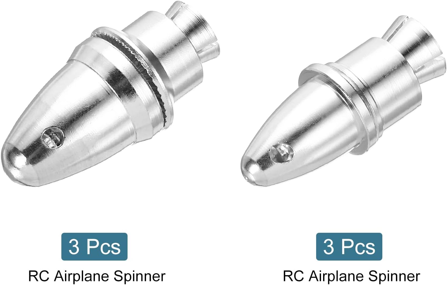 MECCANIXITY Propeller Adapter RC Plane Airplane Spinners, 3mm Aperture and 5/6mm Output Axle Propeller Adapter Saver for Shaft Brushless Motor Speed Controllers, Pack of 6