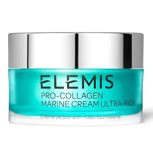 ELEMIS Pro-Collagen Marine Cream, Anti-Wrinkle Daily Face Moisturising Lotion, Hydrating Ultra-Light Gel-Cream Day Moisturiser,Glowing and Rejuvenated, Suitable for All Skin Types, SPF 30 - Pro-Collagen Marine Cream Ultra Rich 50ml