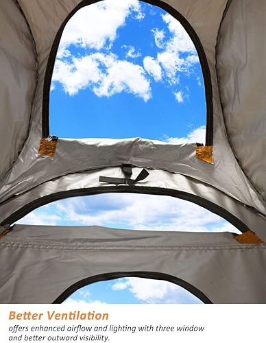 Miniatura 5 de Anngrowy Pop Up Privacy Shower Tent - Portable Outdoor Camping Bathroom Toilet Changing Dressing Room - UPF40+ Waterproof