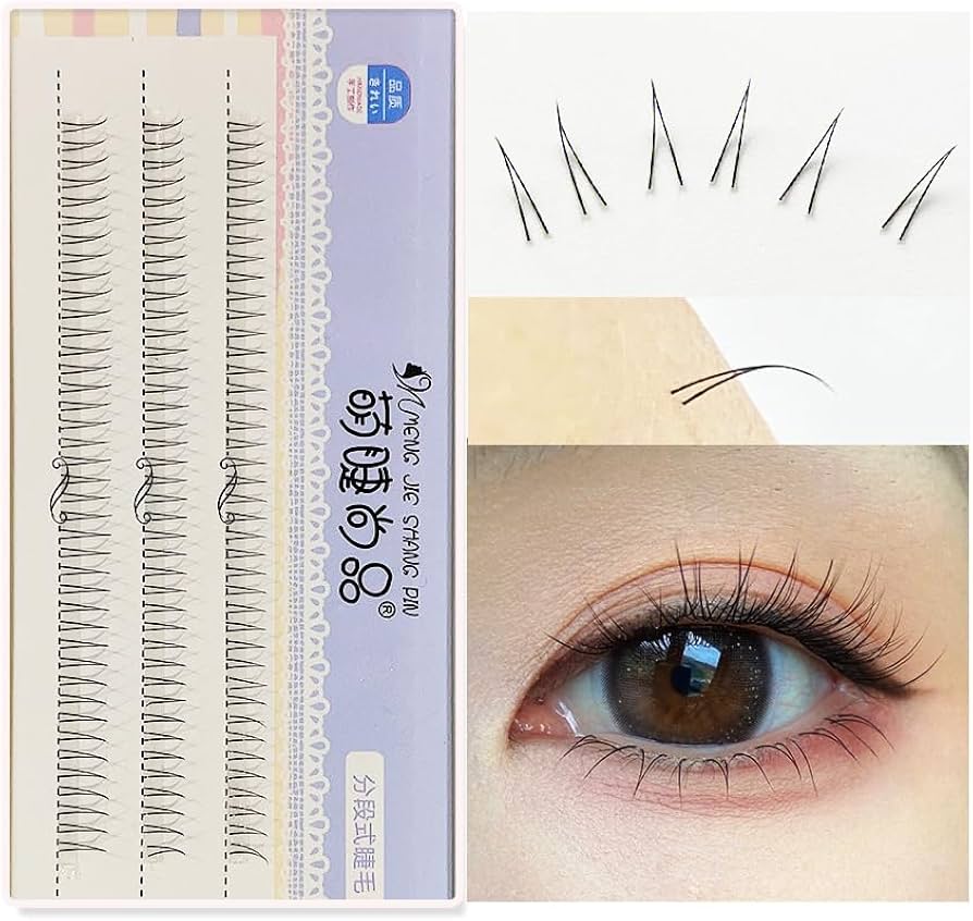 Amazon | 下まつげ つけまつげ 人気 5mm/6mm/7mm混合 空気の感 部分