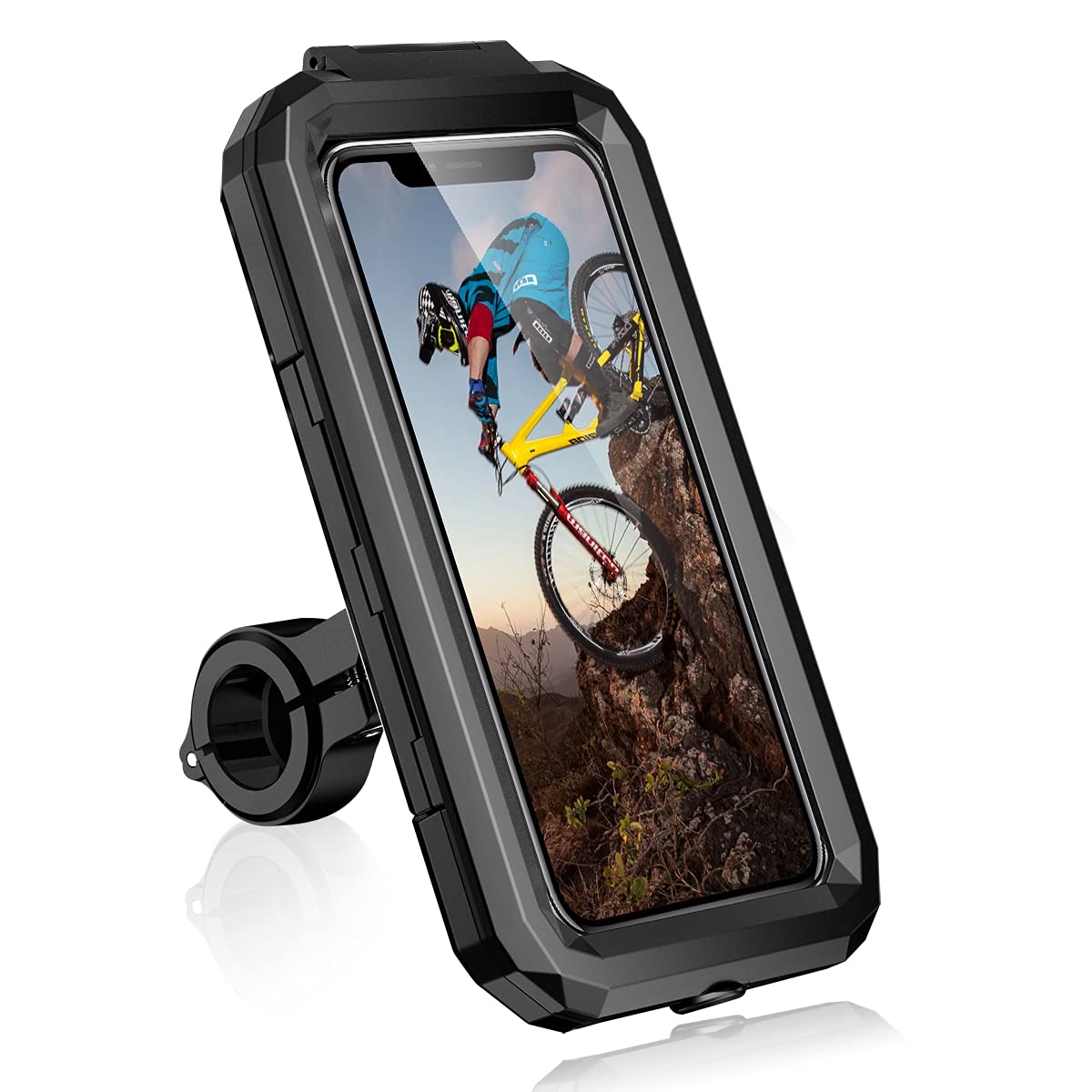 Supporto Smartphone Moto Bici Porta Cellulare Telefono Da Manubrio Da 3,5 A 6,5 Pollici