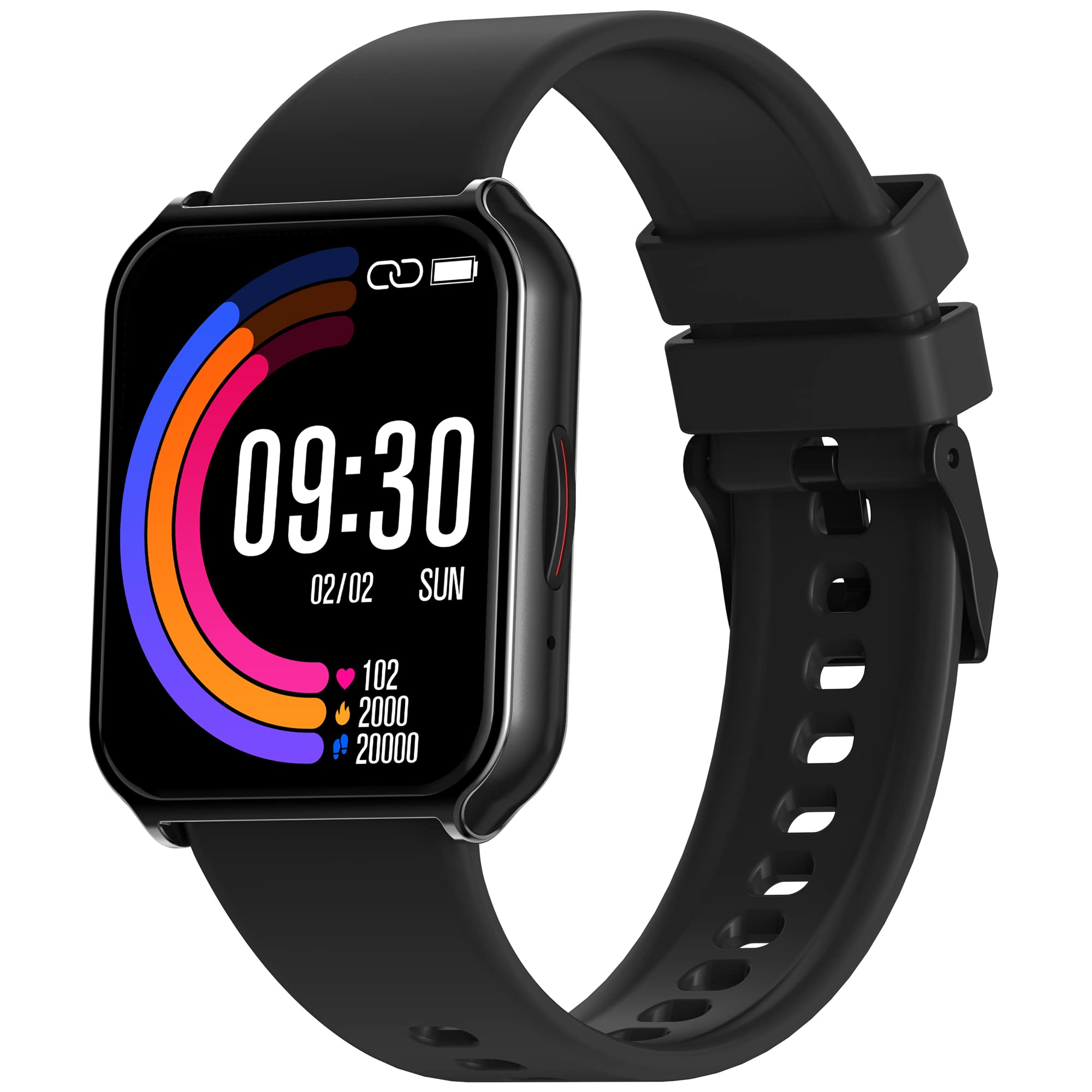 TimexFit 3.0, Bluetooth Calling, 1.78" AMOLED, Metal Body Case, 24/7 Heart Rate Monitoring, SpO2, Step Count, Phone Finder, Camera & Music Control, 7 Day Battery-TWTXW403T