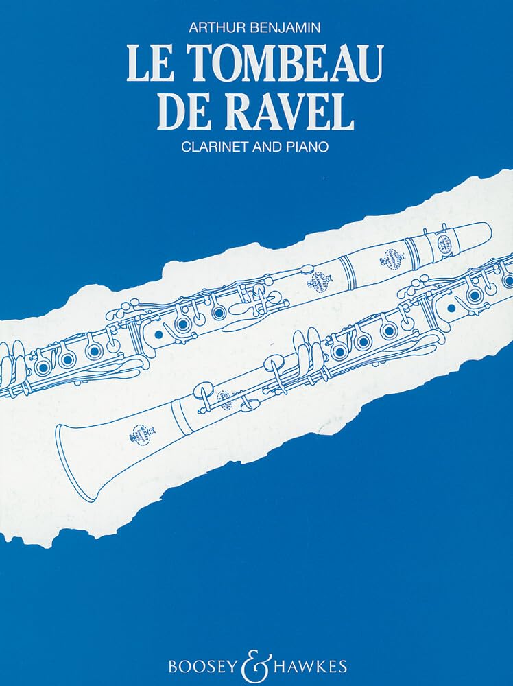 Le Tombeau de Ravel partition clarinette alto et piano