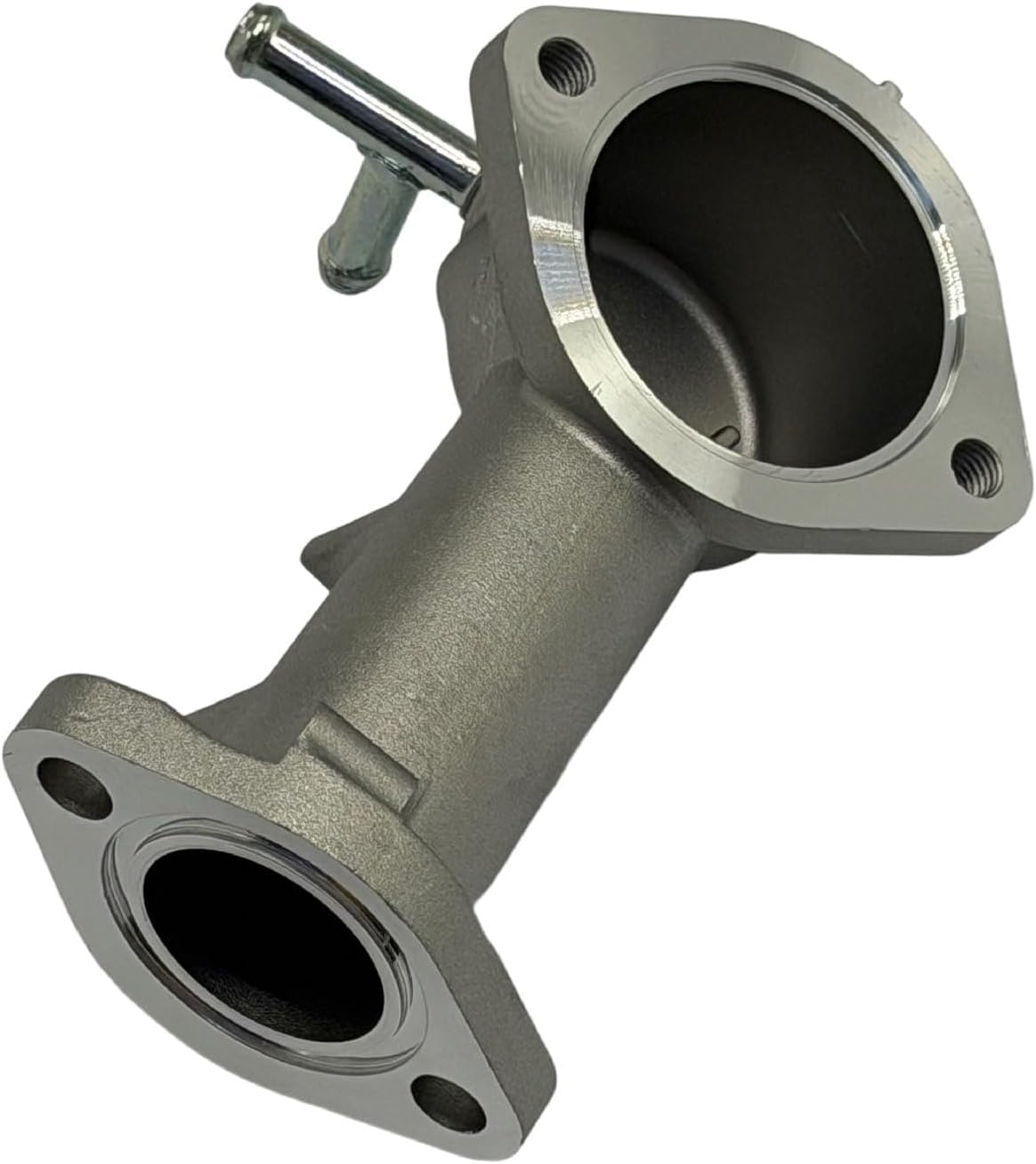 Engine Coolant Thermostat Housing Aluminum Compatible with 1990-1993 Mazda Miata MX-5 1.6L, Cooling System Thermostat Cover Assembly OE Replacement B61P-15-170B