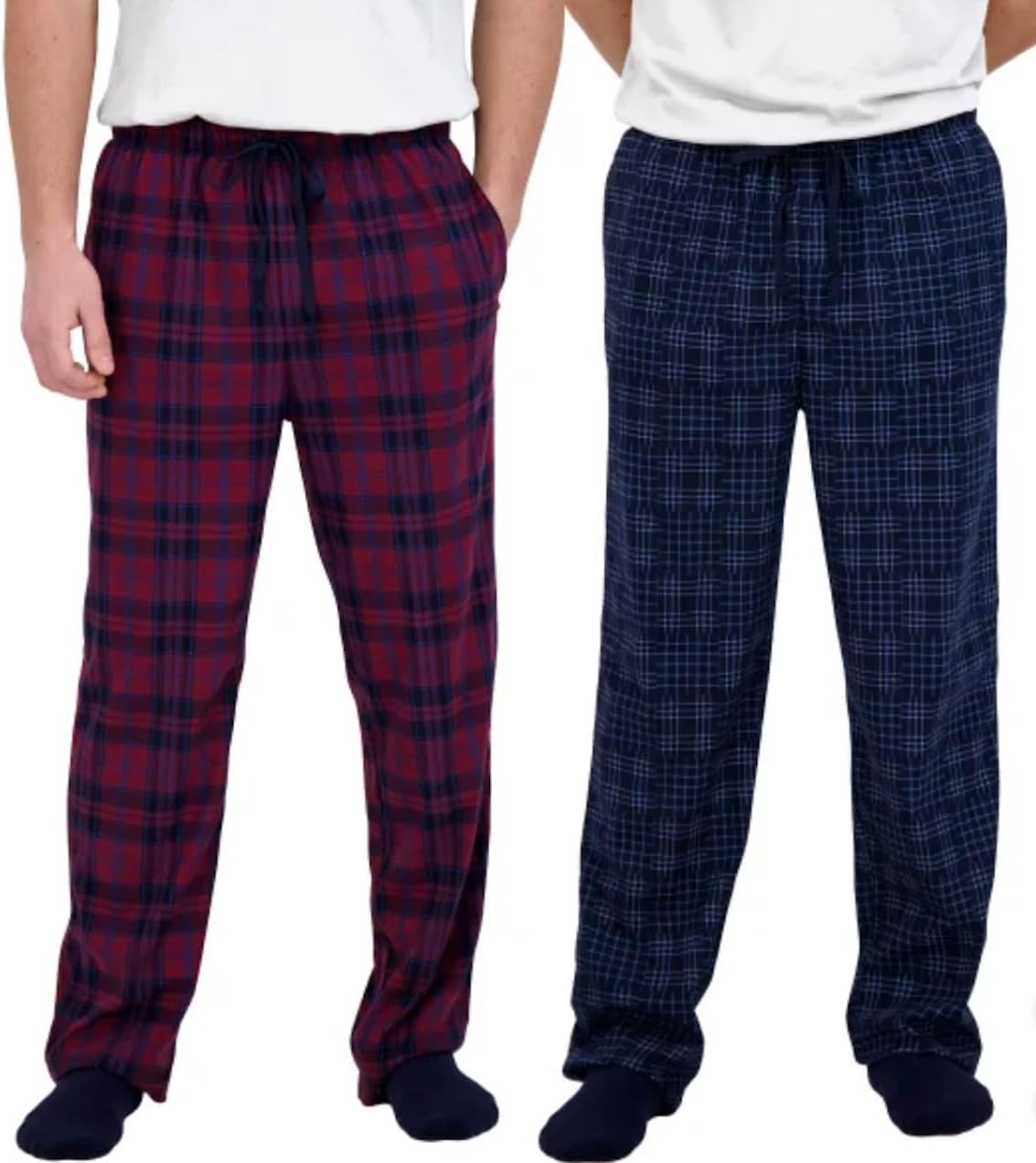 Nautica Men's 2 Pack Fleece Lounge Sleepwear Pajama Pants