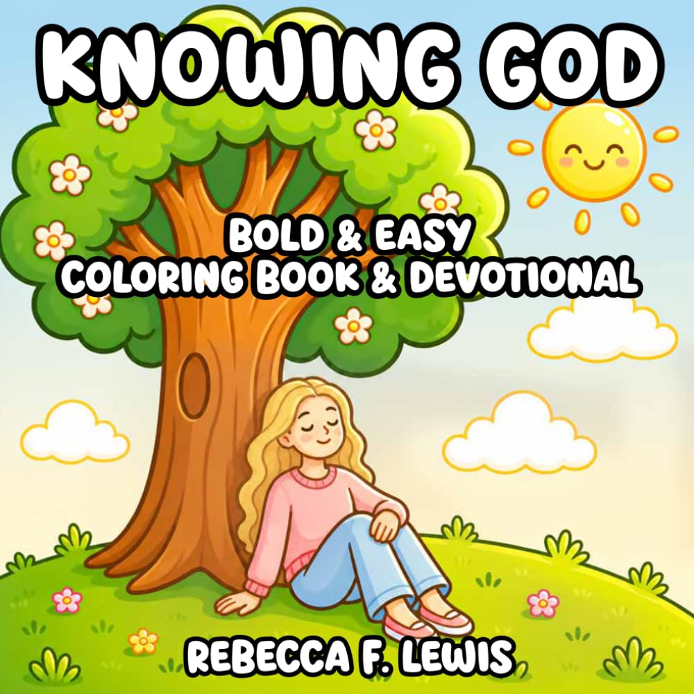 Knowing God: Bold & Easy Coloring Book & Devotional