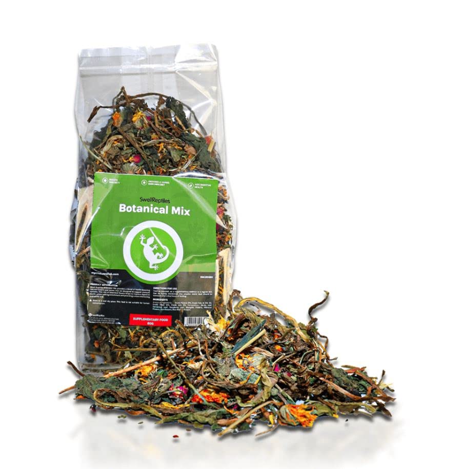 Swell Reptiles Botanical Mix for use as Herbivore Feed and Bearded Dragon Supplement