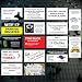 "Bad Parking" Funny Cards - Set of 16 Unique Designs Great Gag Gift 3.5" by 2"