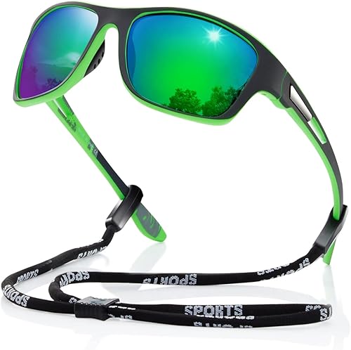 Miniatura 14 de suoso Gafas de sol deportivas polarizadas para hombre: gafas de protección UV400 para mujer, gafas envolventes para conducir y pescar