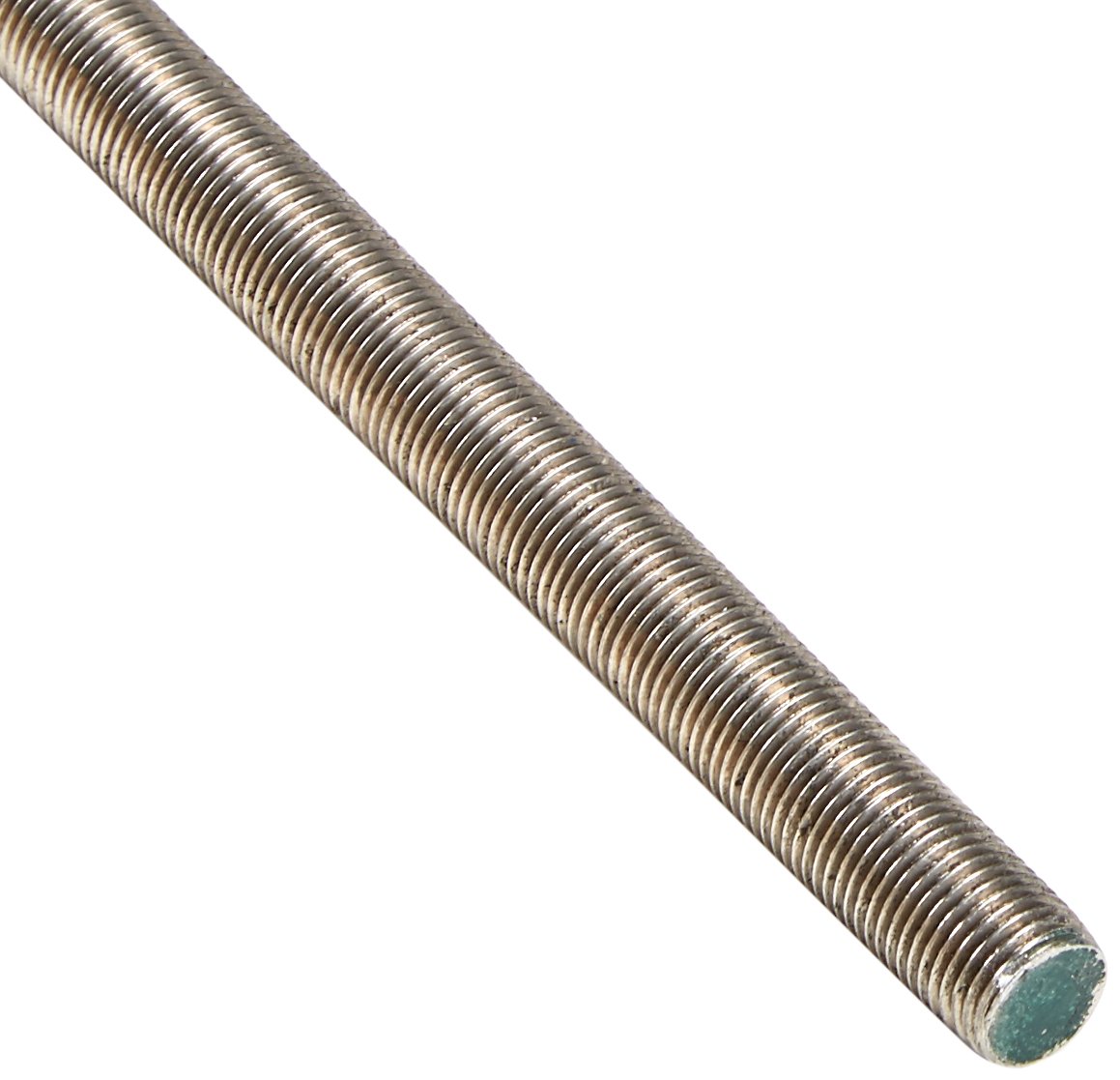 316 Stainless Steel Fully Threaded Rod, 3/4"-16 Thread Size, 24" Length, Right Hand Threads