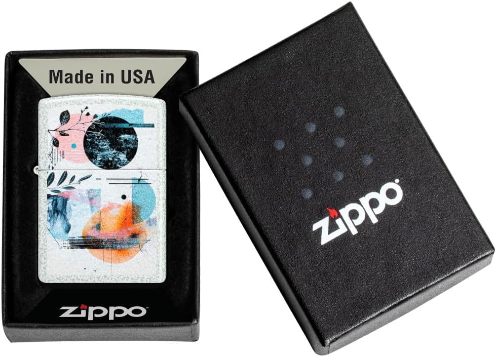 Encendedor Zippo personalizado con grabado abstracto miniatura 7
