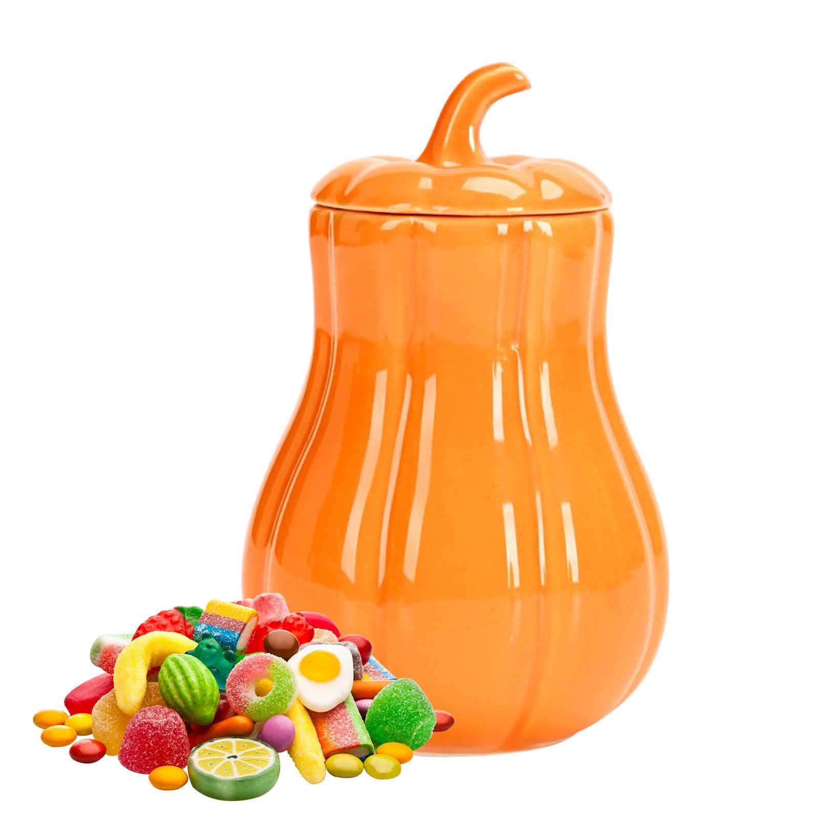 Frasco de calabaza con tapa para acabar con el desorden de bolsas en la despensa