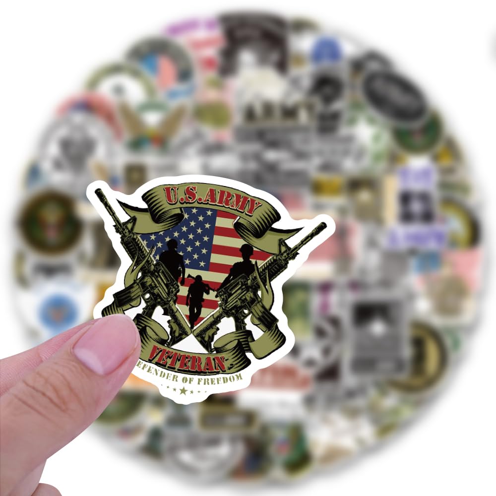 Army Wife Pride Stickers - 2 Pack Waterproof Vinyl Decals For Car, Laptop & Water Bottle