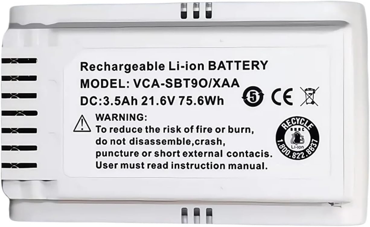 21.6V Vacuum Cleaner Battery，Compatible for Samsung Jet70 VS15T7032P4 VCA-SBT90EB VCA-SBT90E(SX-JET70-2600mAh)