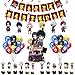 Naruto Globos De Anime,44Pcs Naruto Decoración de cumpleaños Globos Decoración de cumpleaños para niños Banner de feliz cumpleaños Decoración de fiesta de cumpleaños de anime