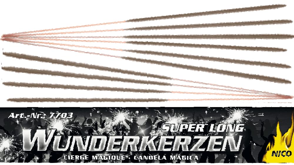 Rocket Model Kit, 500x Wunderkerzen Super Long 30 cm, 31 cm x 12 cm, Big Kid, Little Kid, Indoor, Fantasie, Manuell, Handbetrieben, Sparker, 50x10er-Brief