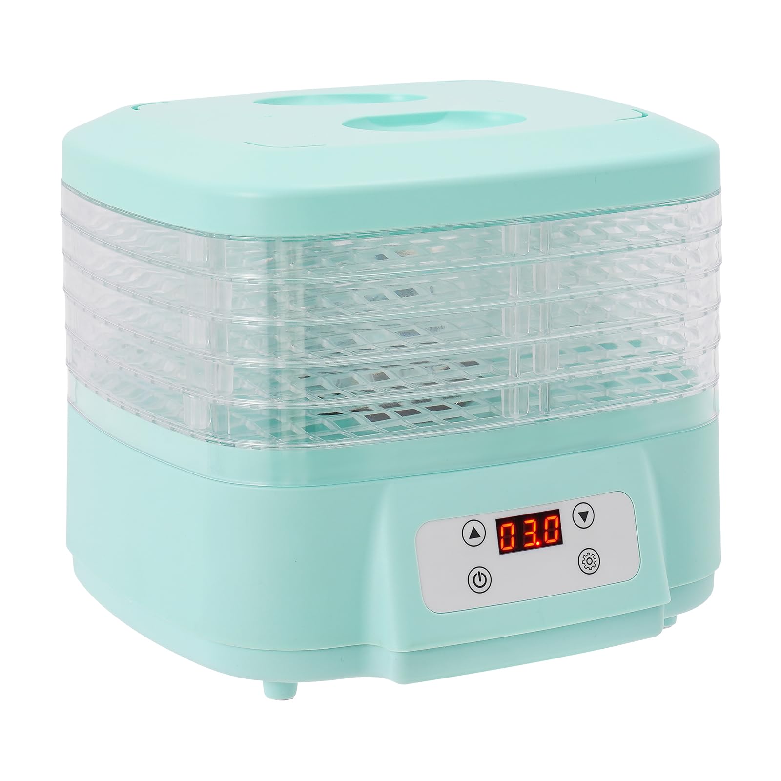 6-Tiers Food Dehydrator Machine, 110V Food Dryer Machine with Adjusted Temperature and LED Screen, 360°Hot Air Circulation Fruit Drying Machine for Beef Fruits Meat Vegetables