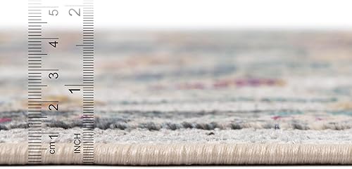 Miniatura 90 de Rugs.com Budapest Collection - Alfombra de área de 9 x 12 pies, color marfil, alfombra de pelo bajo perfecta para salas de estar, comedores grandes