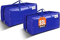 Vista 14 de BlissTotes Bolsas de mudanza, suministros de mudanza resistentes y bolsas de almacenamiento, bolsas de embalaje extragrandes, cajas con bolsillos