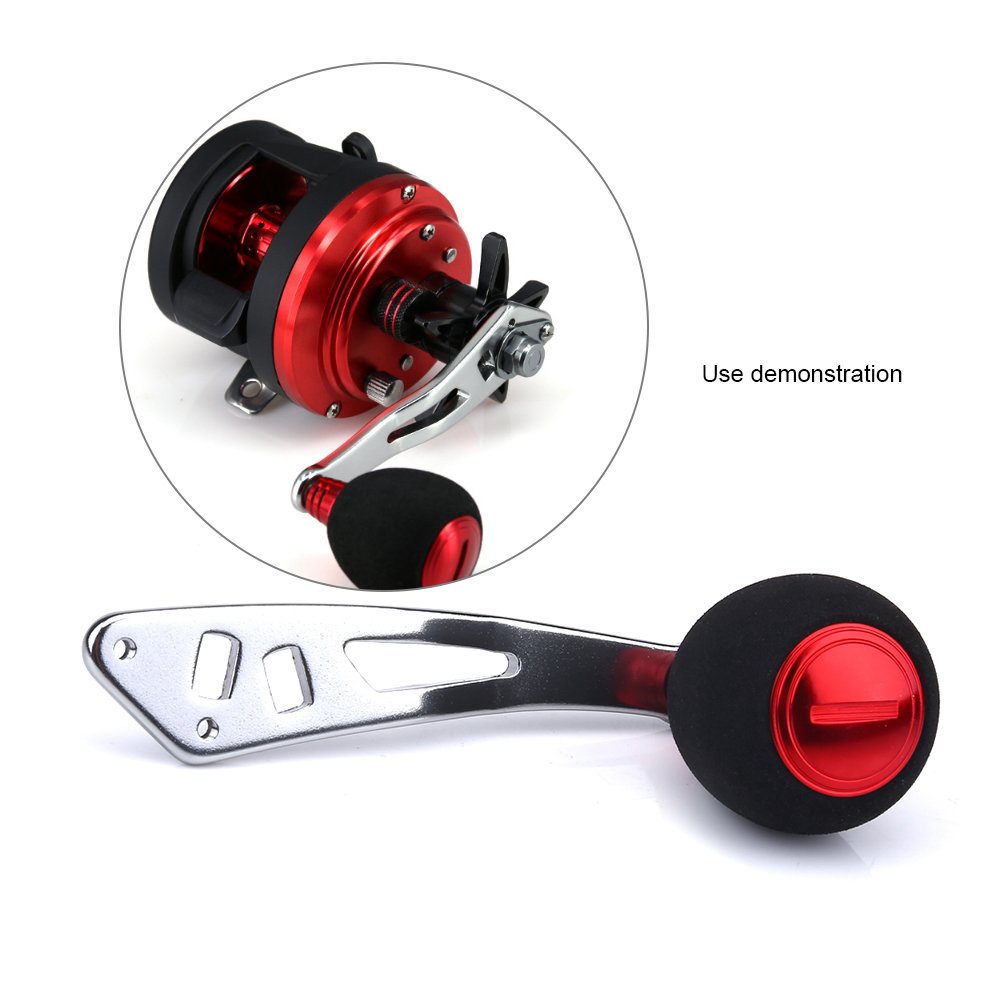Tbest Fishing Reel Handle Replacement,Fishing Reel Power Handle Knob Reel Replacement Parts,Aluminum Alloy Fishing Reel Rocker Knobs Fishing Reel Handle for Baitcasting Tackle : Sports & Outdoors