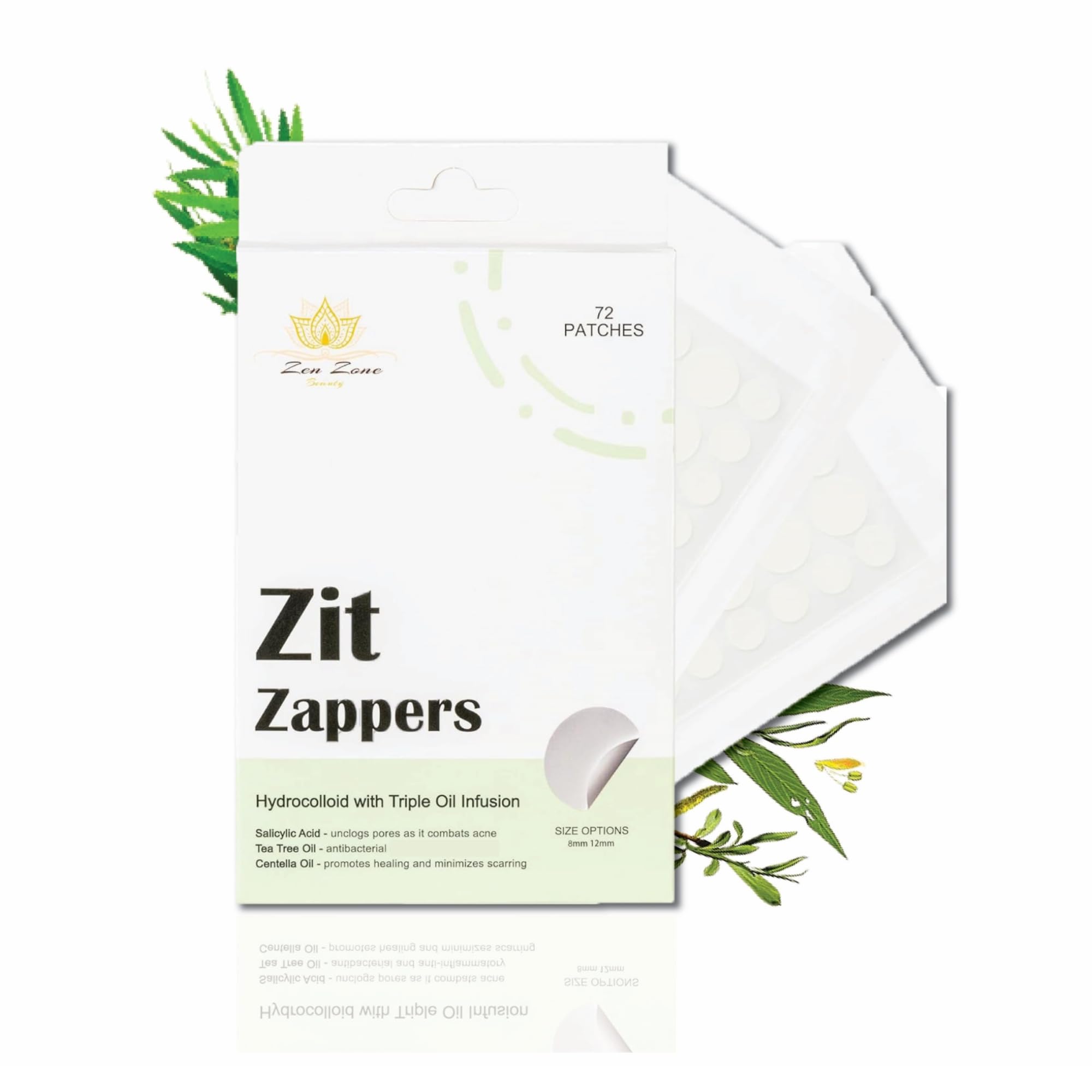 Pimple Patches - Pack of 72 Pimple Patches for Face with Triple Oil Infusion Acne Patches for Face