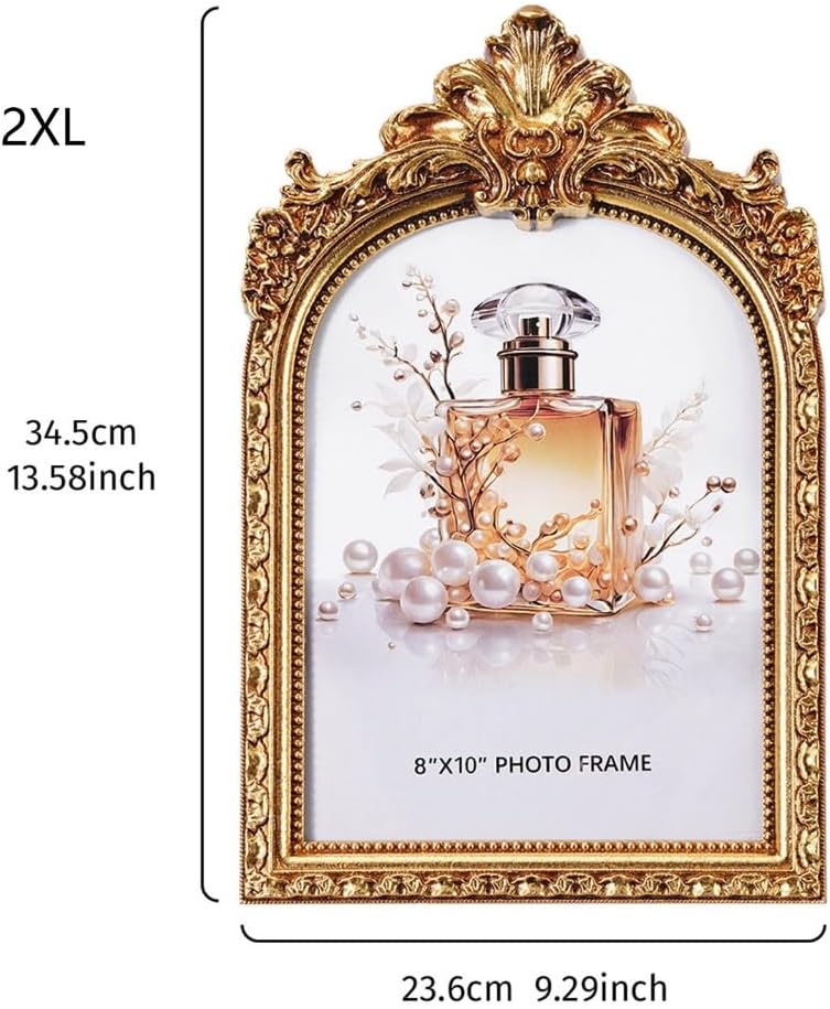 Retro Picture Frame Antique Ornate Photo Frame Decorative Photo Frame Home