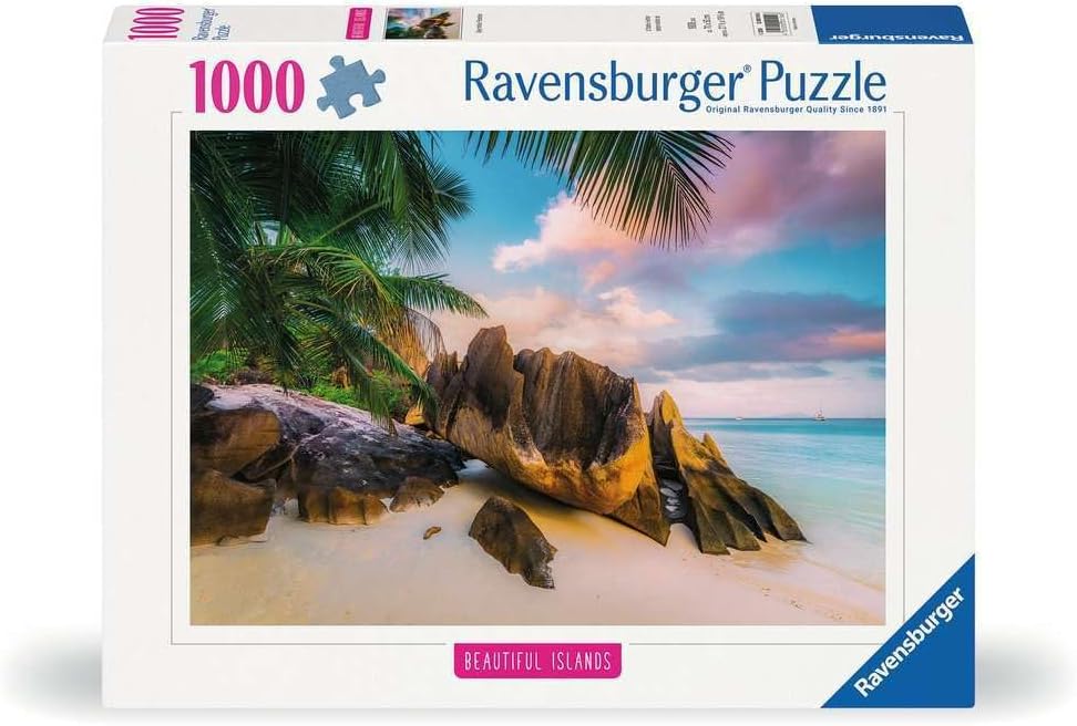 Ravensburger Seychelles 1000 Piece Jigsaw Puzzle for Adults - 12000154 - Handcrafted Tooling, Made in Germany, Every Piece Fits Together Perfectly