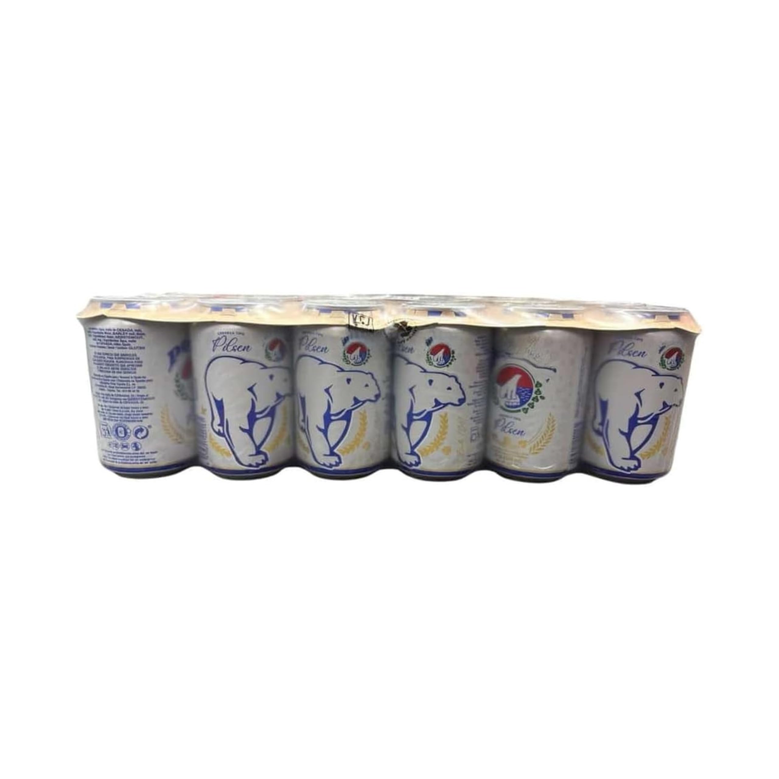 Cerveza Pilsen - Pack de 24 Latas de 33 cl - Cerveza Rubia Tipo Pilsen Tradicional - 4,5% vol. - Ideal para Compartir y Eventos - Elaborada en España - NEXU