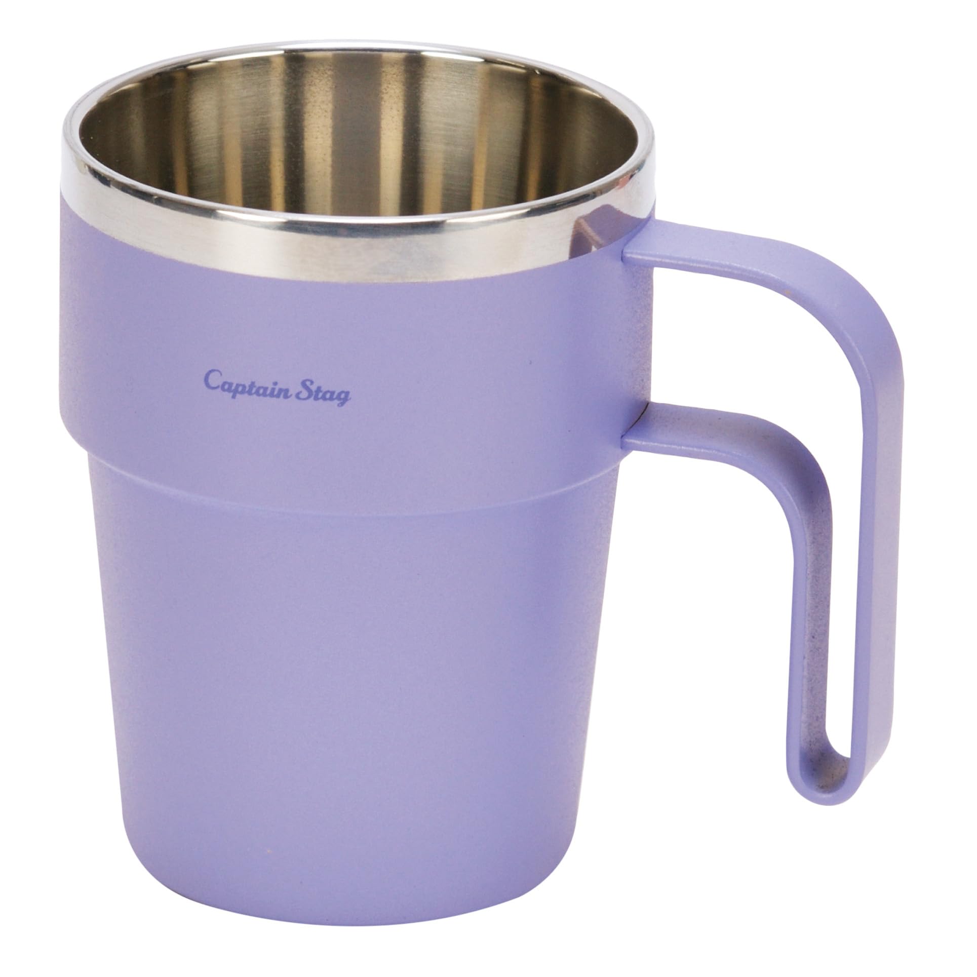 Captain Stag Outdoor Tumbler Stainless Steel Insulated Mug 12oz Green w/ Lid