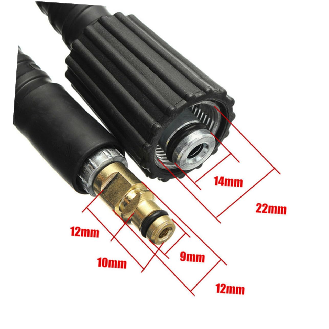 Cabilock Plastic Water Heater Hose High Pressure Washer Hose for Washing Machine Car Wash K2 K4 K5