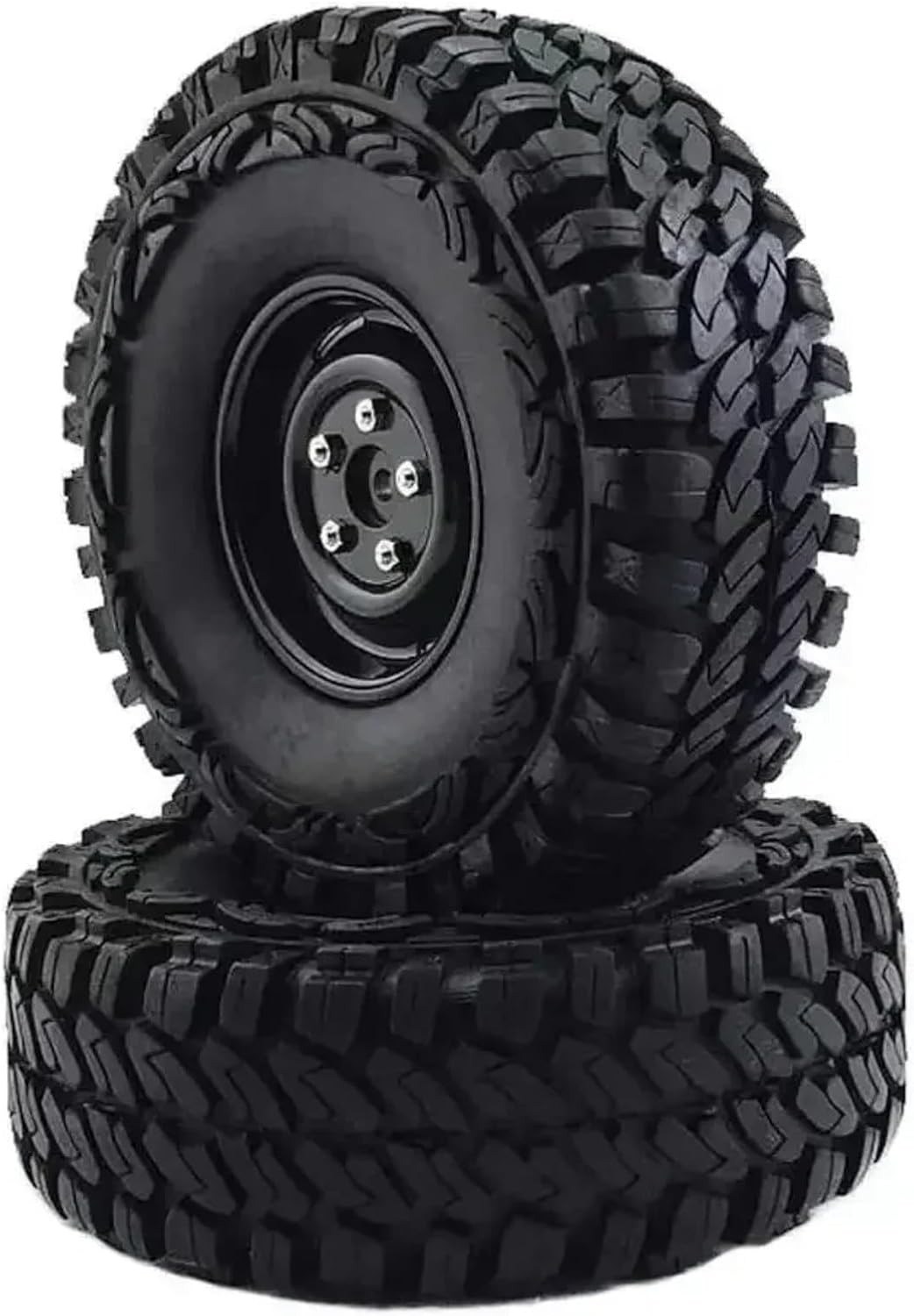 RCカータイヤ For 1.9" 1/10 ホイール タイヤ ABS リム &amp; 115MM RC クローラー トラッ