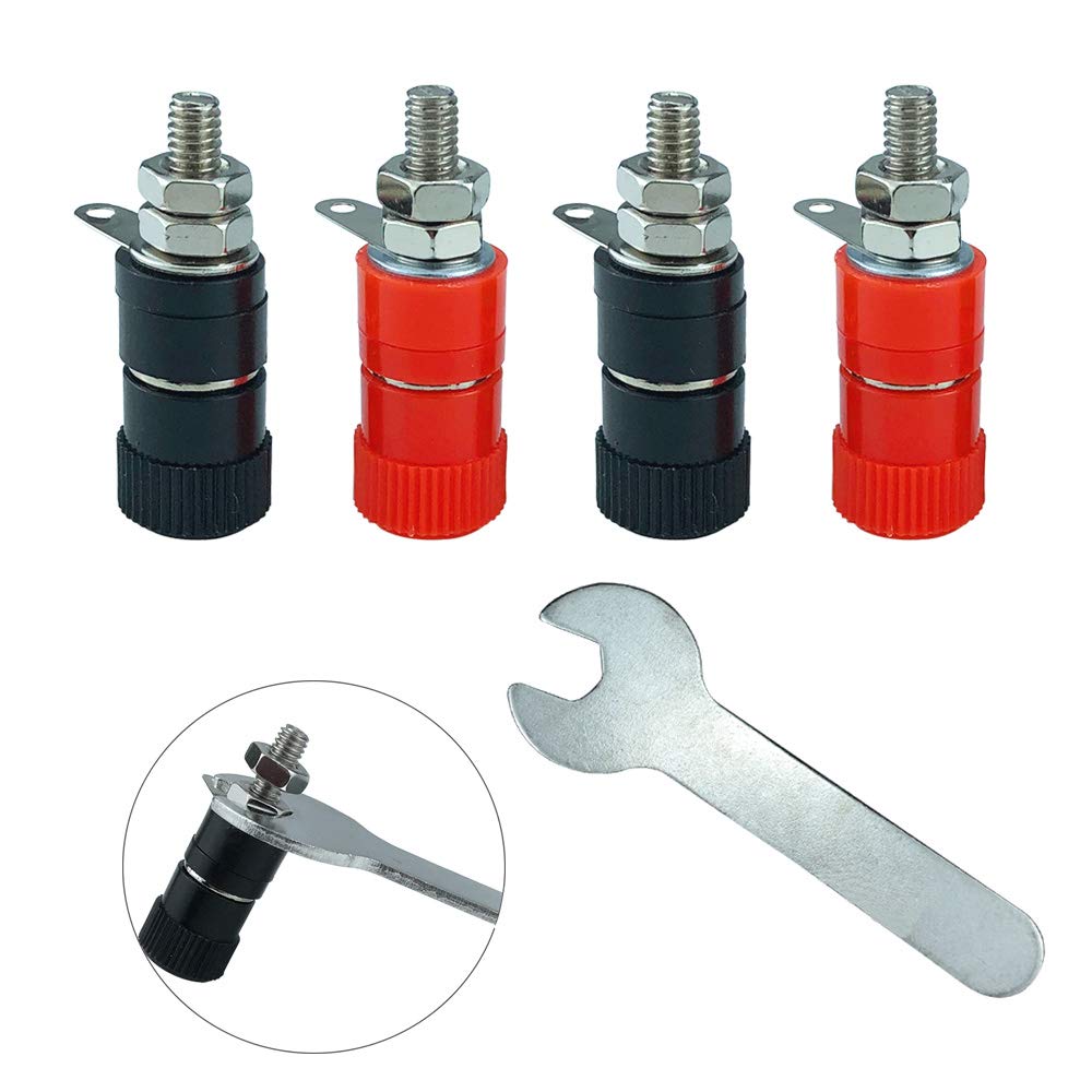 Amazon.com: QitinDasen 30 Red Banana Sockets, Banana Jack