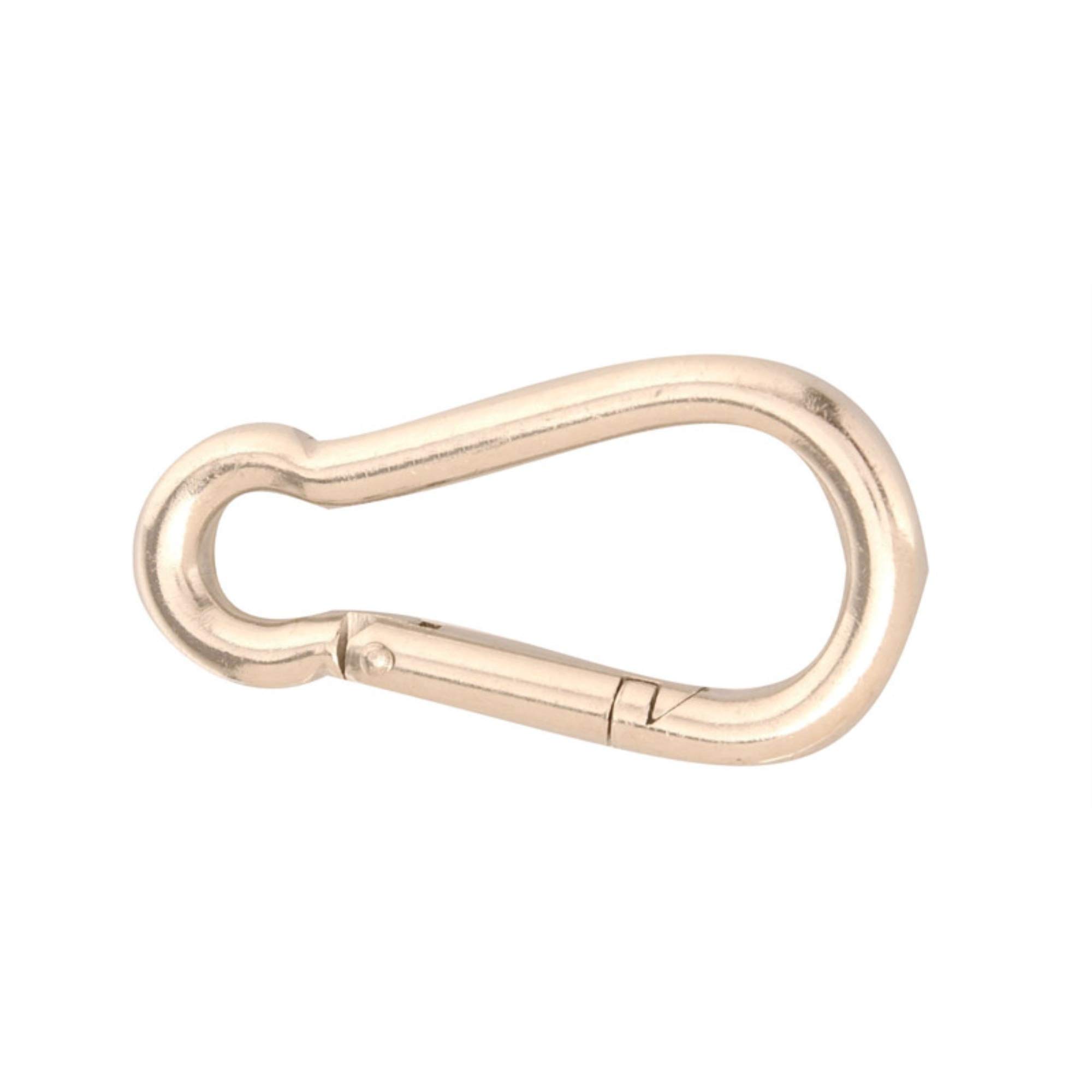 Campbell Chain Polished Stainless Steel Spring Link 260 lb. 3-1/2 in. L