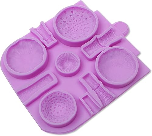 Miniatura 8 de Molde de silicona para hongos, moldes de chocolate para decoración de pasteles de boda, adornos de cupcakes, pudín, galletas crumble