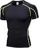 Compression Shirt Men Cool Dry Workout Tops Short Sleeve Athletic Base Layer T Shirts Gym Basketball Undershirts