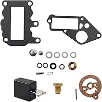 Vista 1 de Autoparts Kit de reparación de carburador con reemplazo de flotador para fueraborda Johnson Evinrude 9.5HP 382048 BRP OMC