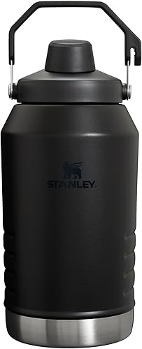 Stanley IceFlow - Jarra de flujo rápido con asa, 96 onzas, tapa de boquilla en ángulo giratoria, a prueba de fugas para viajes y deportes, acero