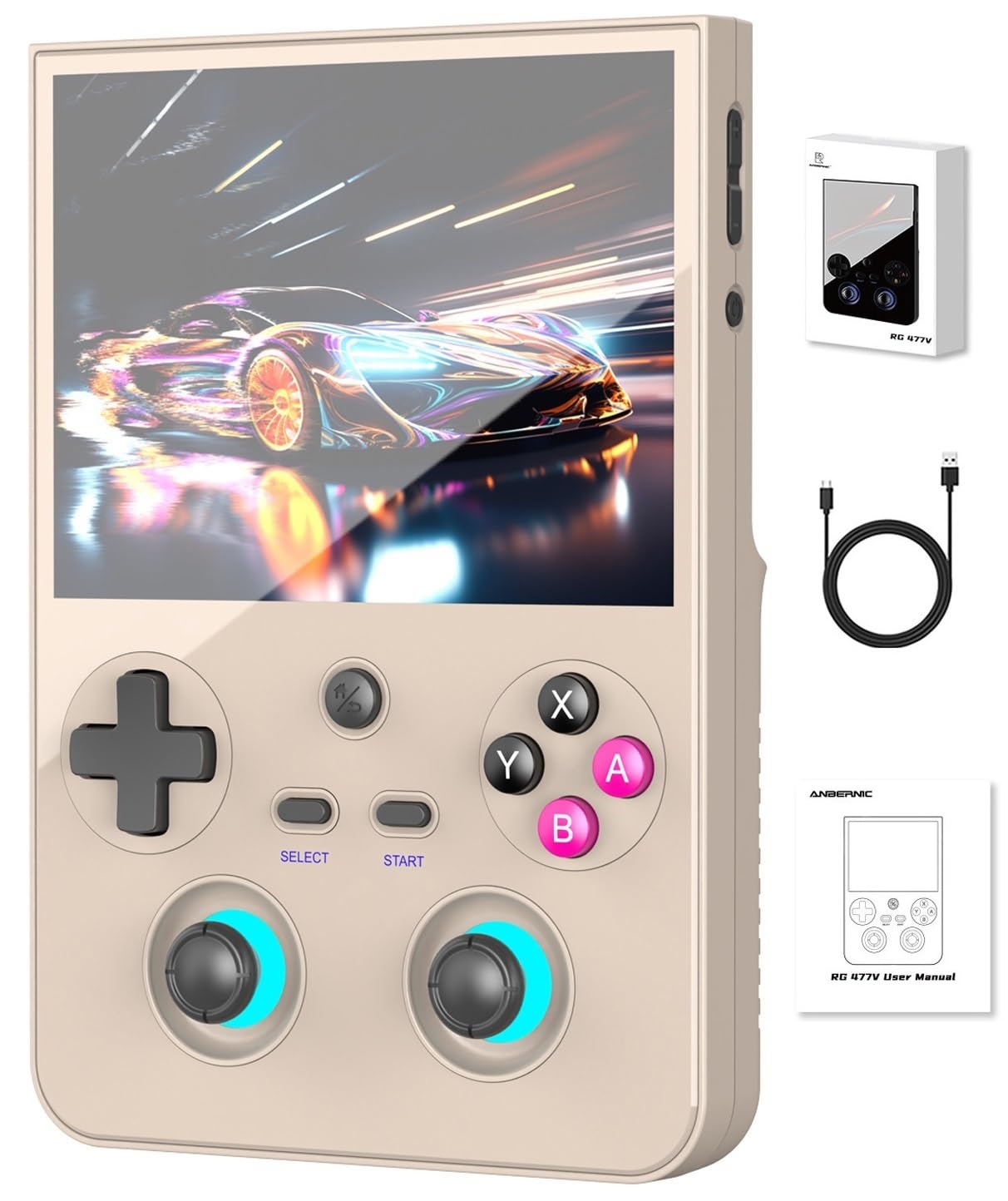 Amazon.com: Anbernic RG477V Retro Handheld Game Console , 4.7 Inch