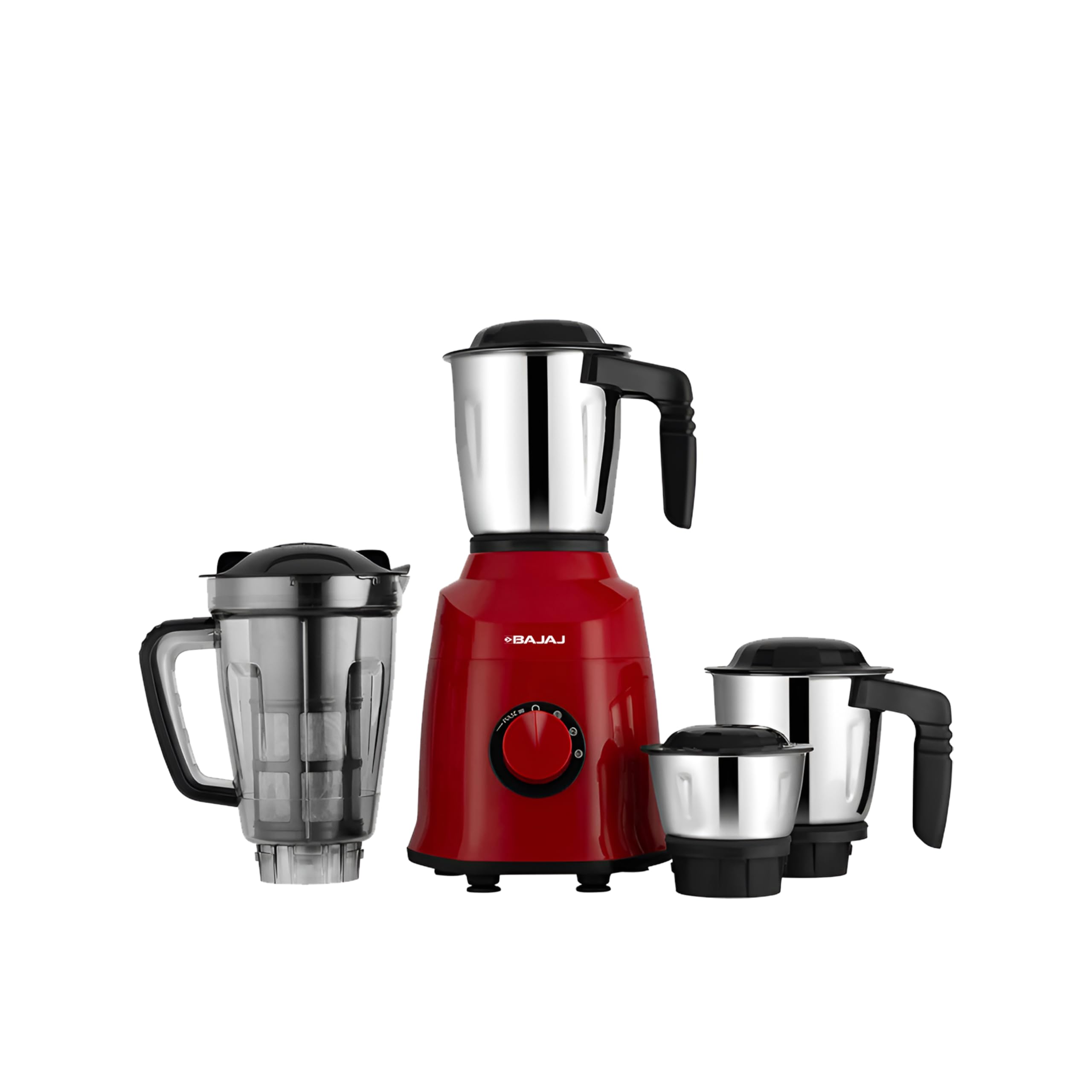 Bajaj Rex 750W Mixer Grinder – 4 Jar, DuraCut Blades
