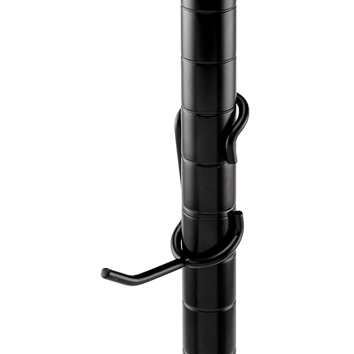 Buy Sunway Shelf Pole Hooks 5Pack 2" Black All Purpose NSFCertified