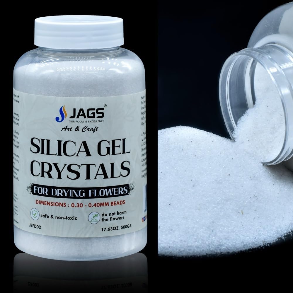 Silica Gel Crystals for Drying Flowers 500Gms