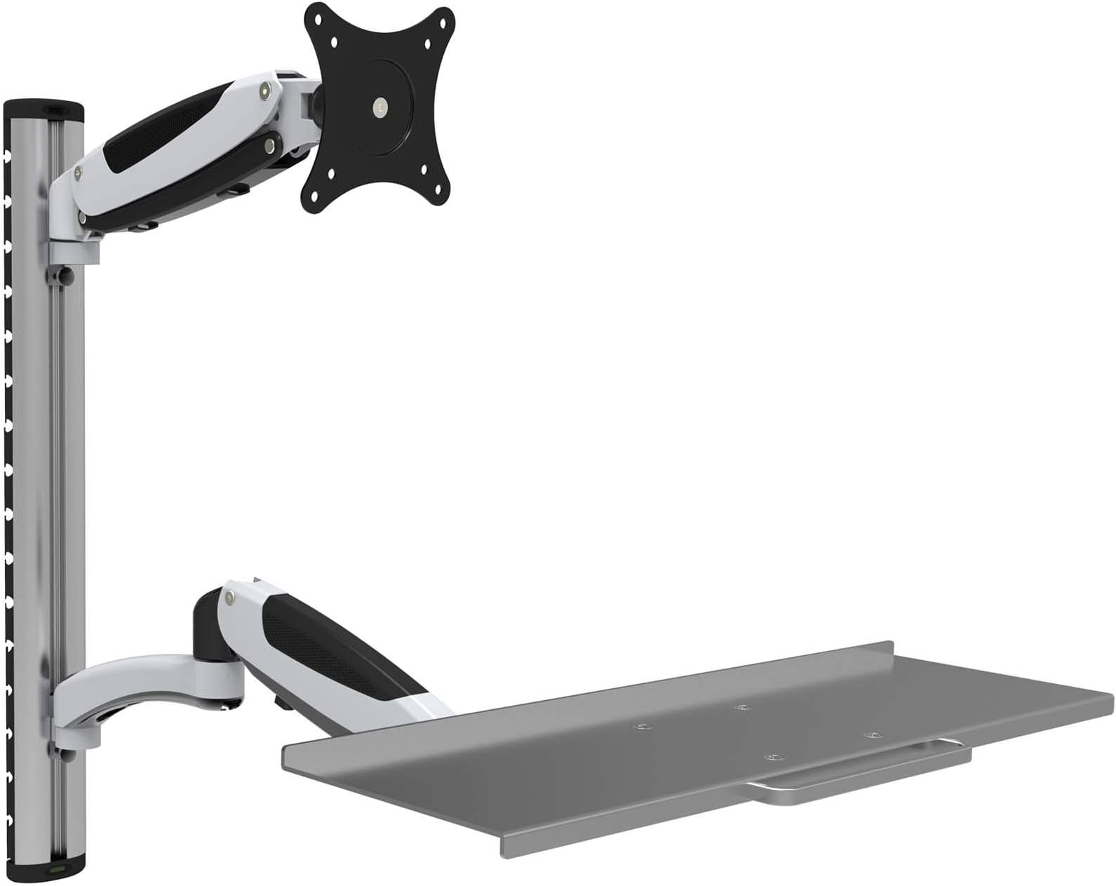 HFTEK® 2-voudige monitor houder houder tafelsteun voor schermen van 15 tot 27 inch met VESA-compatibiliteit van 75/100 (HF124FW HFTEK® 2-voudige monitor houder houder tafelsteun voor schermen van 15 tot 27 inch met VESA-compatibiliteit van 75/100 (HF124FW