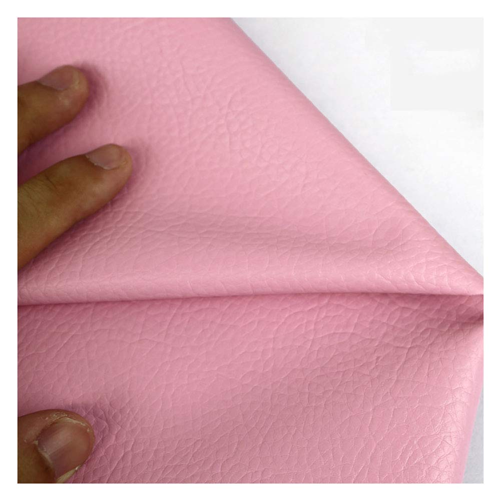 wangk Tissu Simili Cuir Tissu Patch de Réparation en Cuir, Tissu Suédine Effet Simili Cuir Rouleau en Cuir PU Tissu Simili Cuir, Fin et Stretch - Tissu Faux Cuir pour Meubles Canapés -