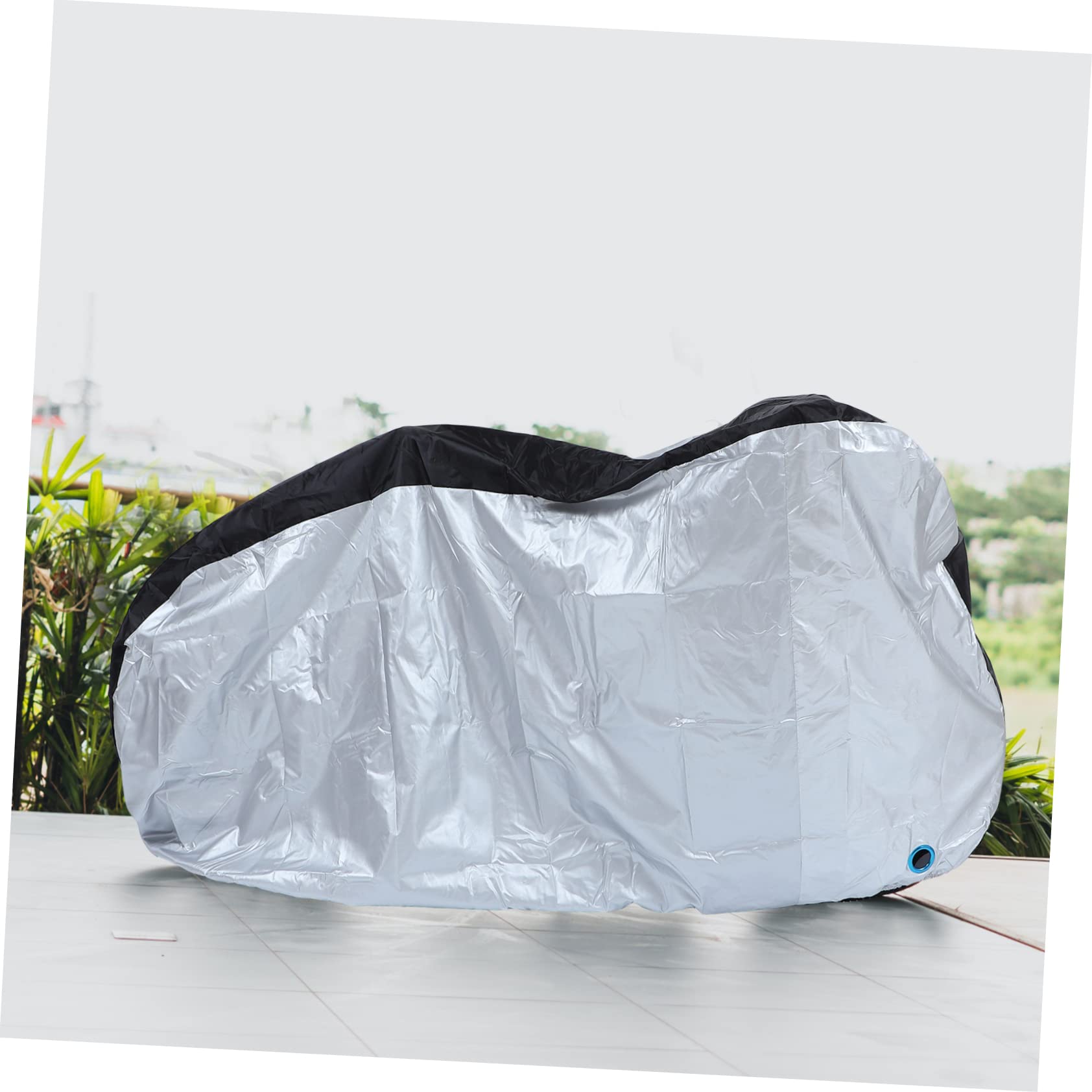 KOMBIUDA Fahrradabdeckung Käfig Gel Zahnstangenwagen Anhängerkupplungsträger Wasserdichter Roller Bike Protect fahradabdeckungen Fahrrad garagen Zyklusversorgung Zyklus Fall 210d-Polyester