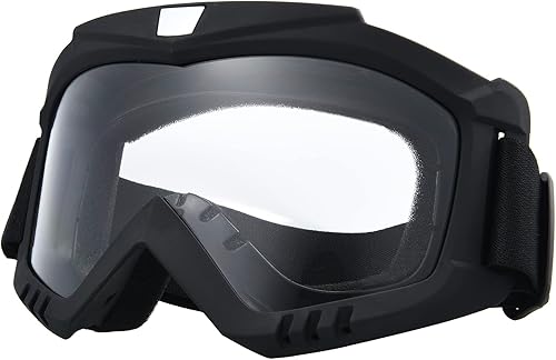 Miniatura 5 de Máscara de Airsoft de cara completa con gafas de alta definición, calavera, esqueleto, máscara de paintball para Halloween, cosplay, paintball,