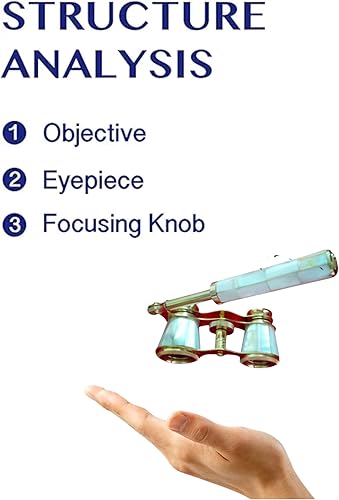 Miniatura 3 de Opera - Binoculares de latón con madreperla la Dauphin París Opera gafas con caja de confirmación Acción de Gracias Artículo de regalo Mejor Mujer