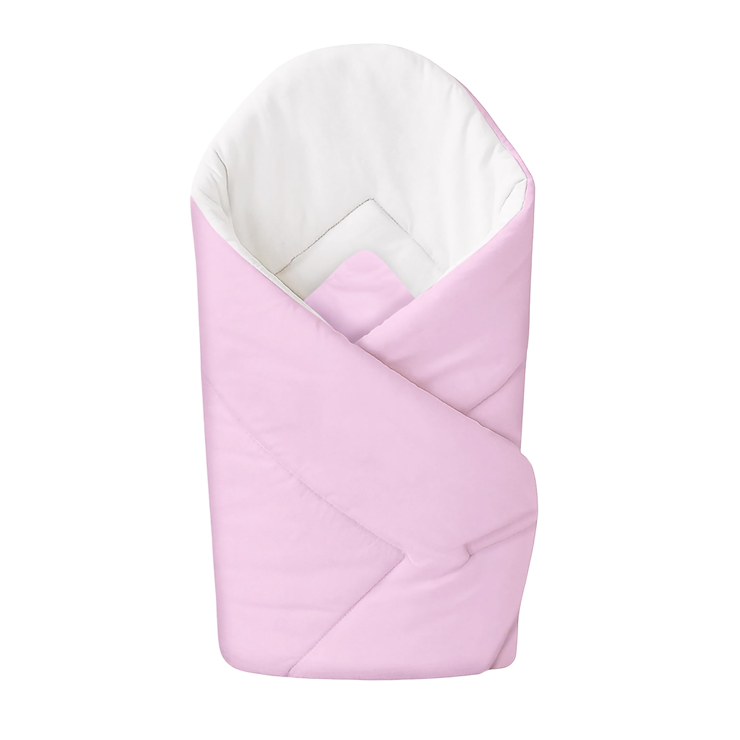 Baby Swaddle Wrap Blanket/Newborn Cotton Swaddling Envelope 0 to 3 Months (Pink)
