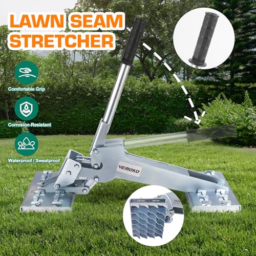 vemoko Artificial Grass Installation Tools Artificial Turf Puller,Professional Turf Gripper Turf Fix for Synthetic Grass Installations in Gardens, Soccer Fields, Parks - Image 2