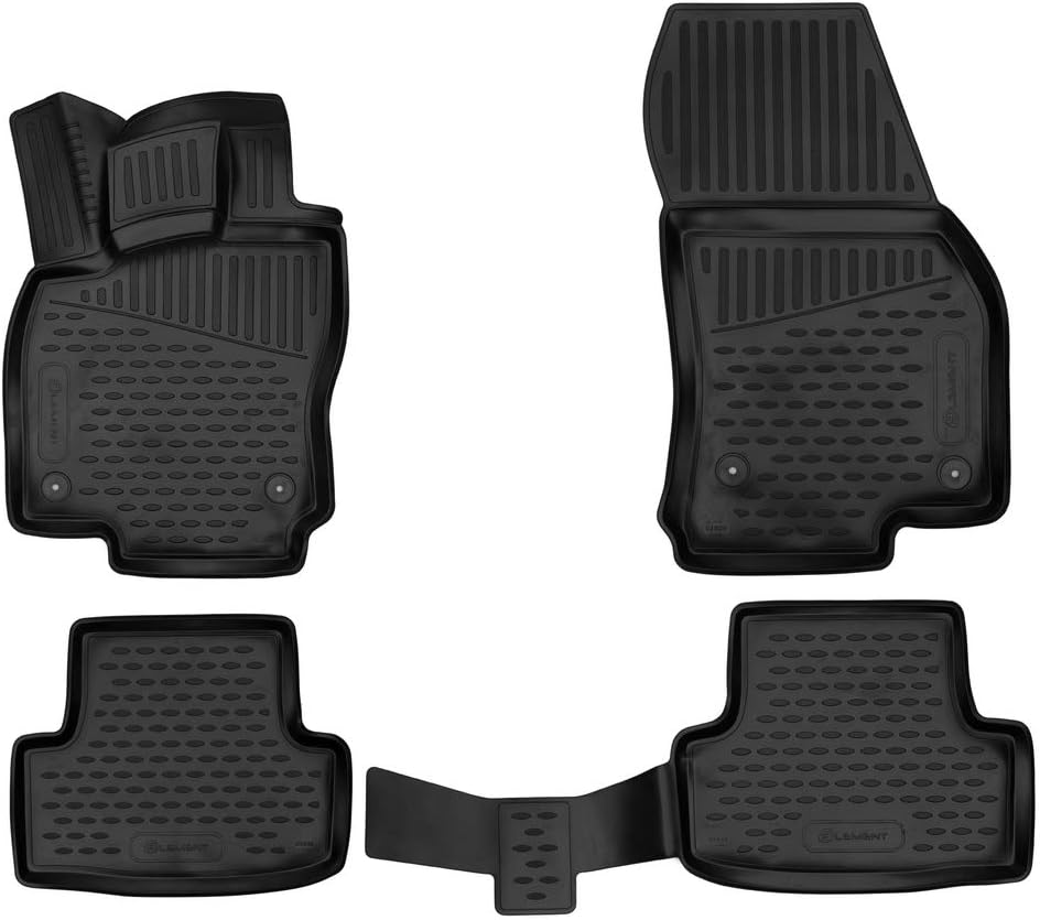 ELMASLINE 3D Gummimatten Set Für SKODA SUPERB II 2008-2015