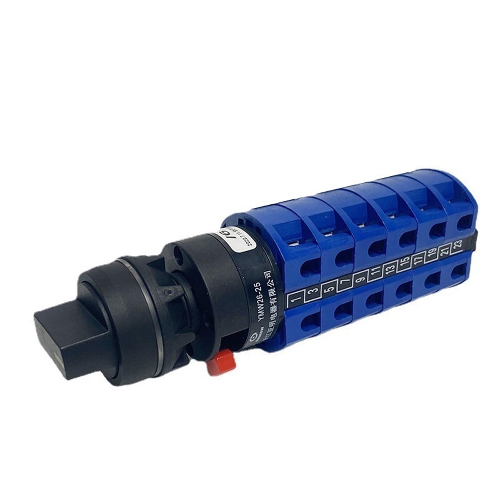 LW26-25/6S YMW26 Interruptor de leva rotativo 25A Conversión 6 polos Selector principal Contacto plateado 22 mm Dimensiones instalación(01)
